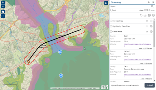 Results of a layer Results of a layer
