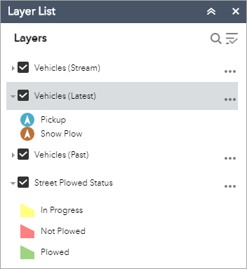 Layer List with legend Layer List with legend